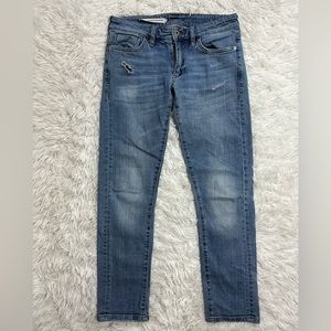 Anthropologie Pilco And The Letter Press Blue Skinny Jeans Women’s Size 28x27